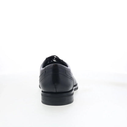 Clarks Un Hugh Way 26169530 Mens Black Oxfords & Lace Ups Casual Shoes