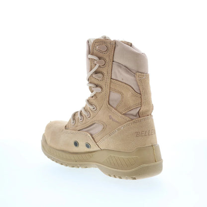 Belleville Tactical Hot Weather Steel Toe Made In USA Mens Brown Wide Boots