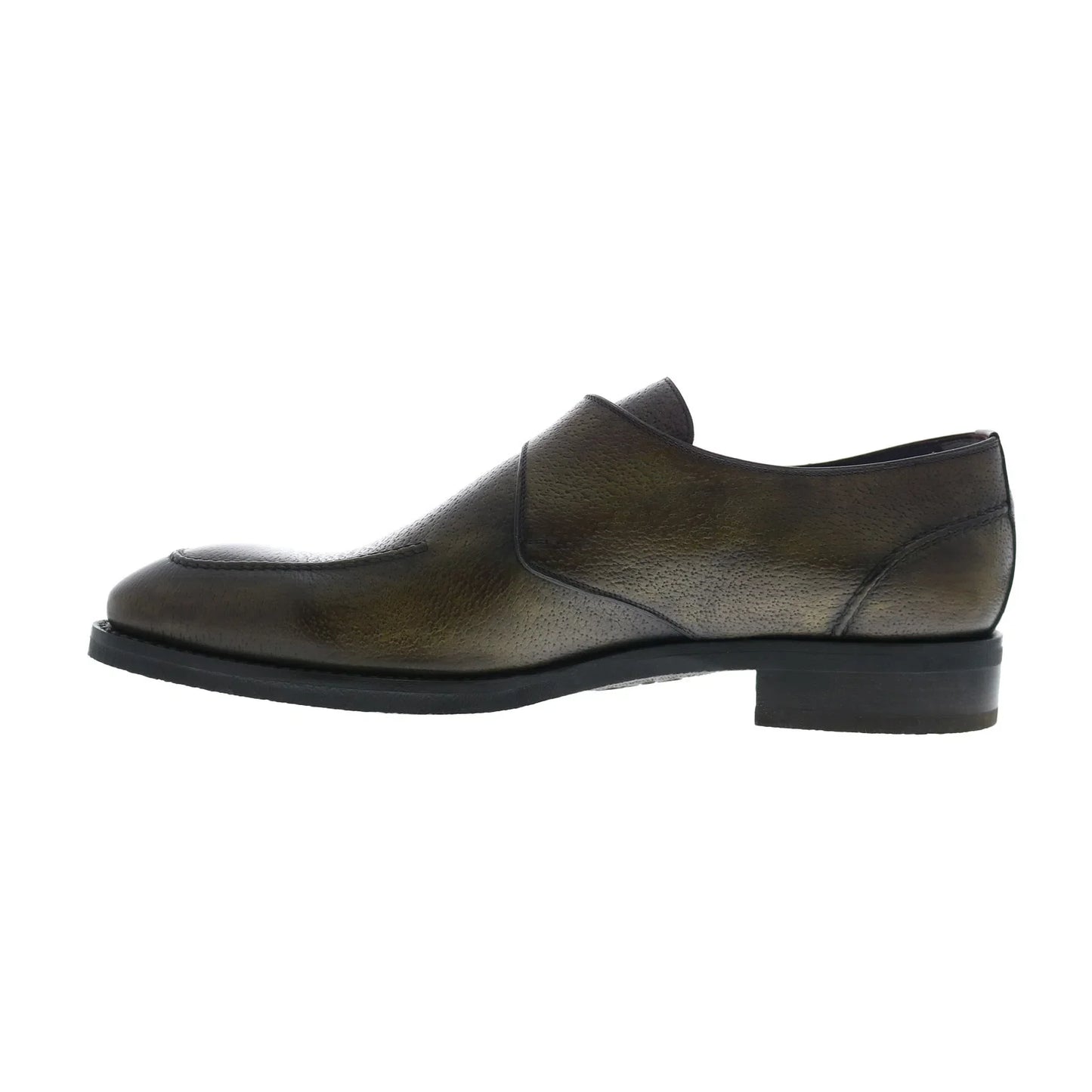 Di Bianco Verona Pecari SBP906 Mens Green Oxfords & Lace Ups Casual Shoes
