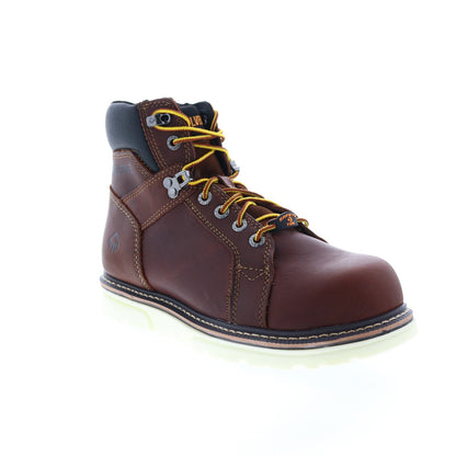Wolverine I-90 Wedge DuraShocks CarbonMax 6" Mens Brown Work & Safety Boots