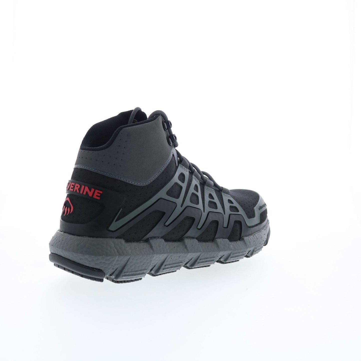 Wolverine Rev Vent DuraShocks FLX CarbonMax Mid Mens Gray Wide Work Boots