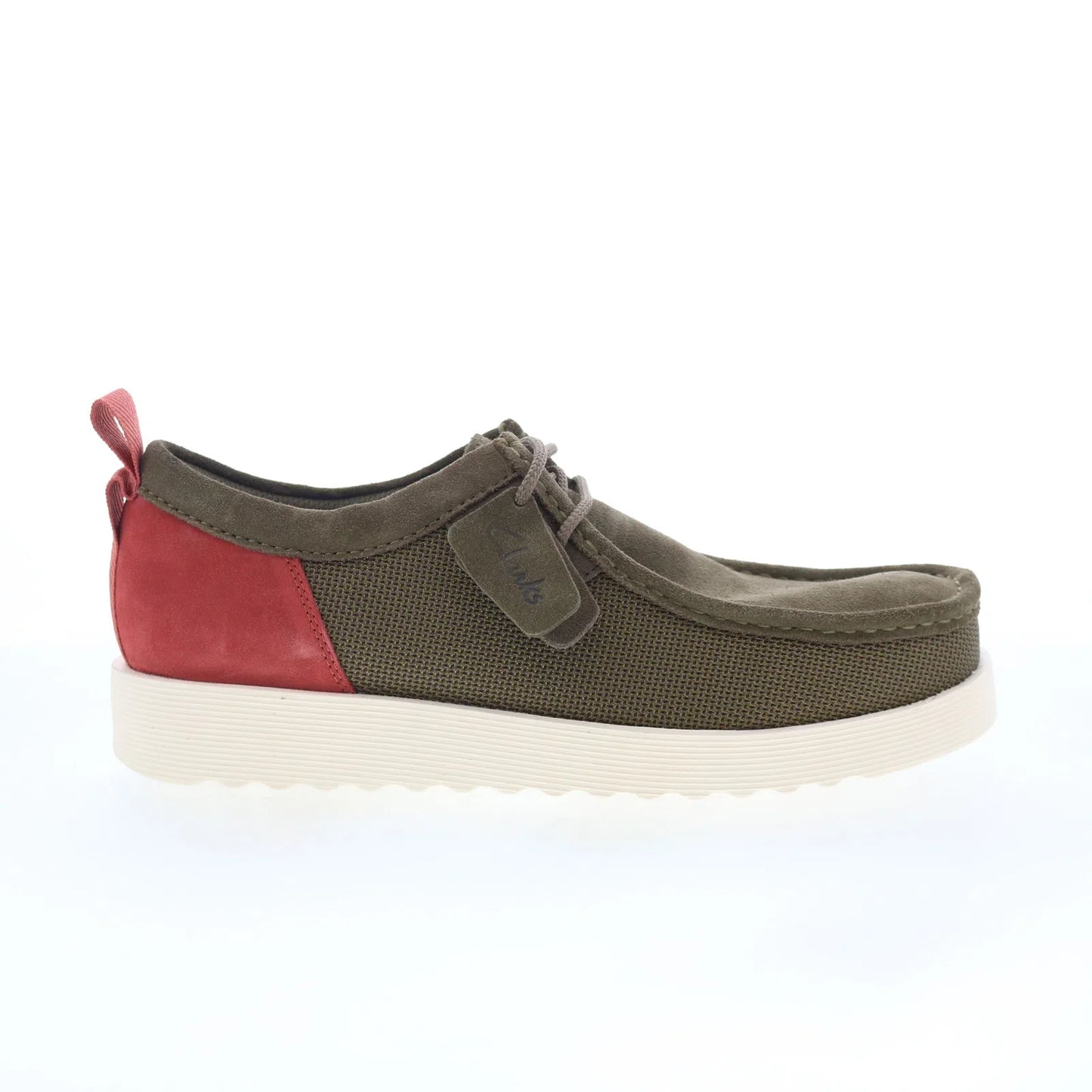 Clarks Wallabee FTR2 LO 26181389 Mens Green Oxfords & Lace Ups Casual Shoes