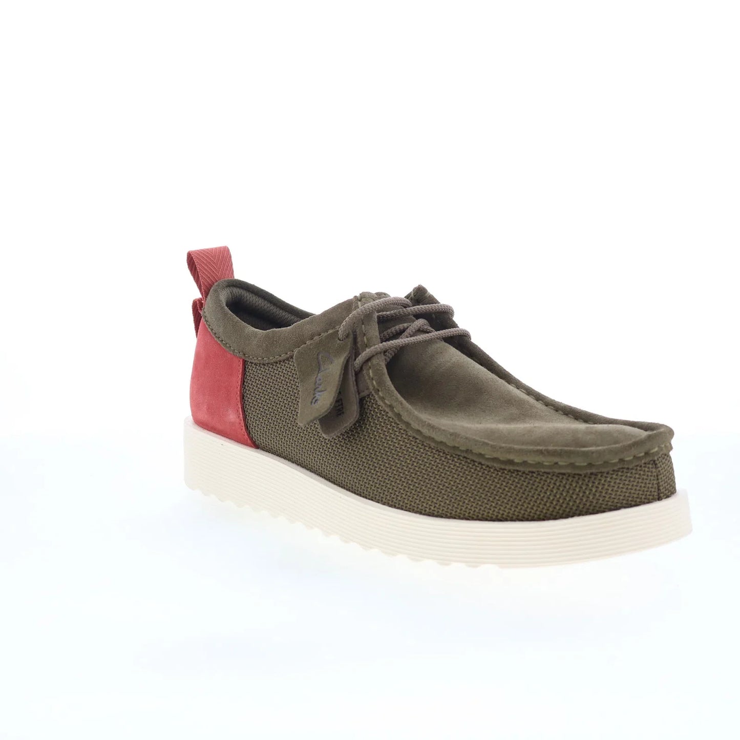 Clarks Wallabee FTR2 LO 26181389 Mens Green Oxfords & Lace Ups Casual Shoes