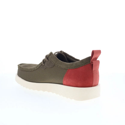 Clarks Wallabee FTR2 LO 26181389 Mens Green Oxfords & Lace Ups Casual Shoes