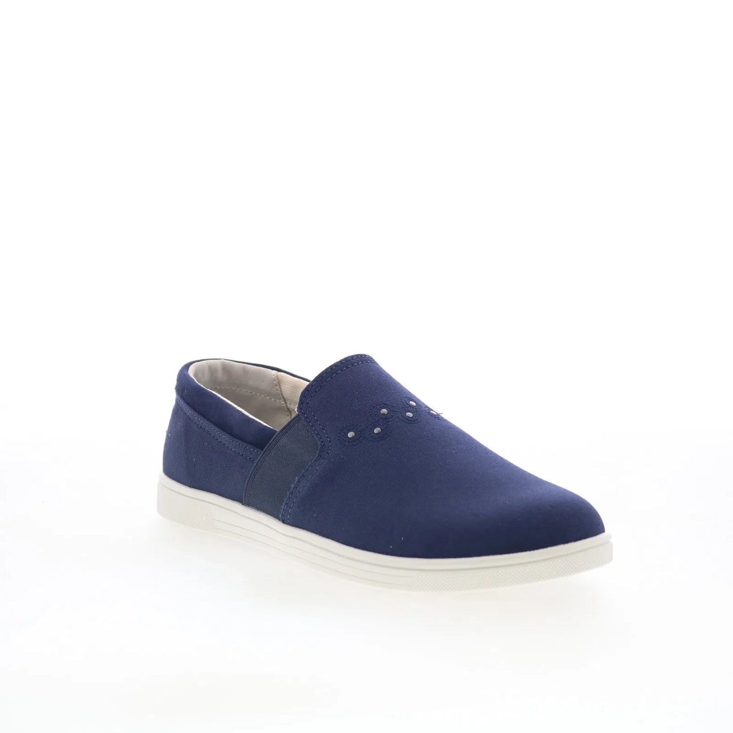 Spenco Waterfront Canvas SP1210PEA Womens Blue Lifestyle Sneakers Shoes