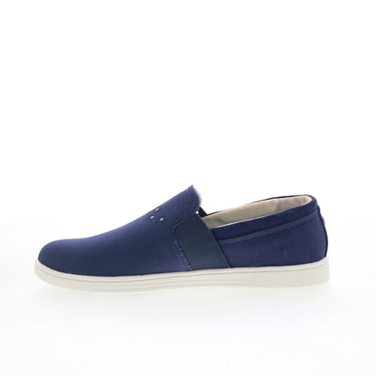 Spenco Waterfront Canvas SP1210PEA Womens Blue Lifestyle Sneakers Shoes