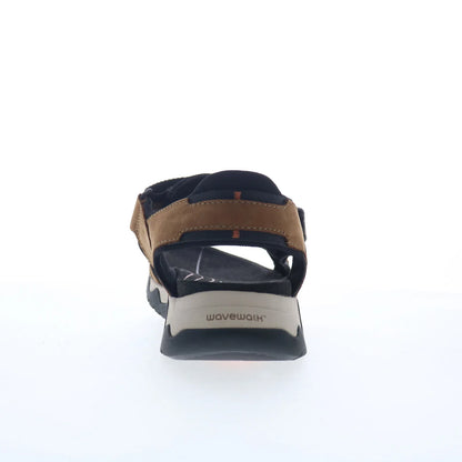 Clarks Wave 2.0 Jump 26159771 Mens Brown Leather Strap Sport Sandals Shoes