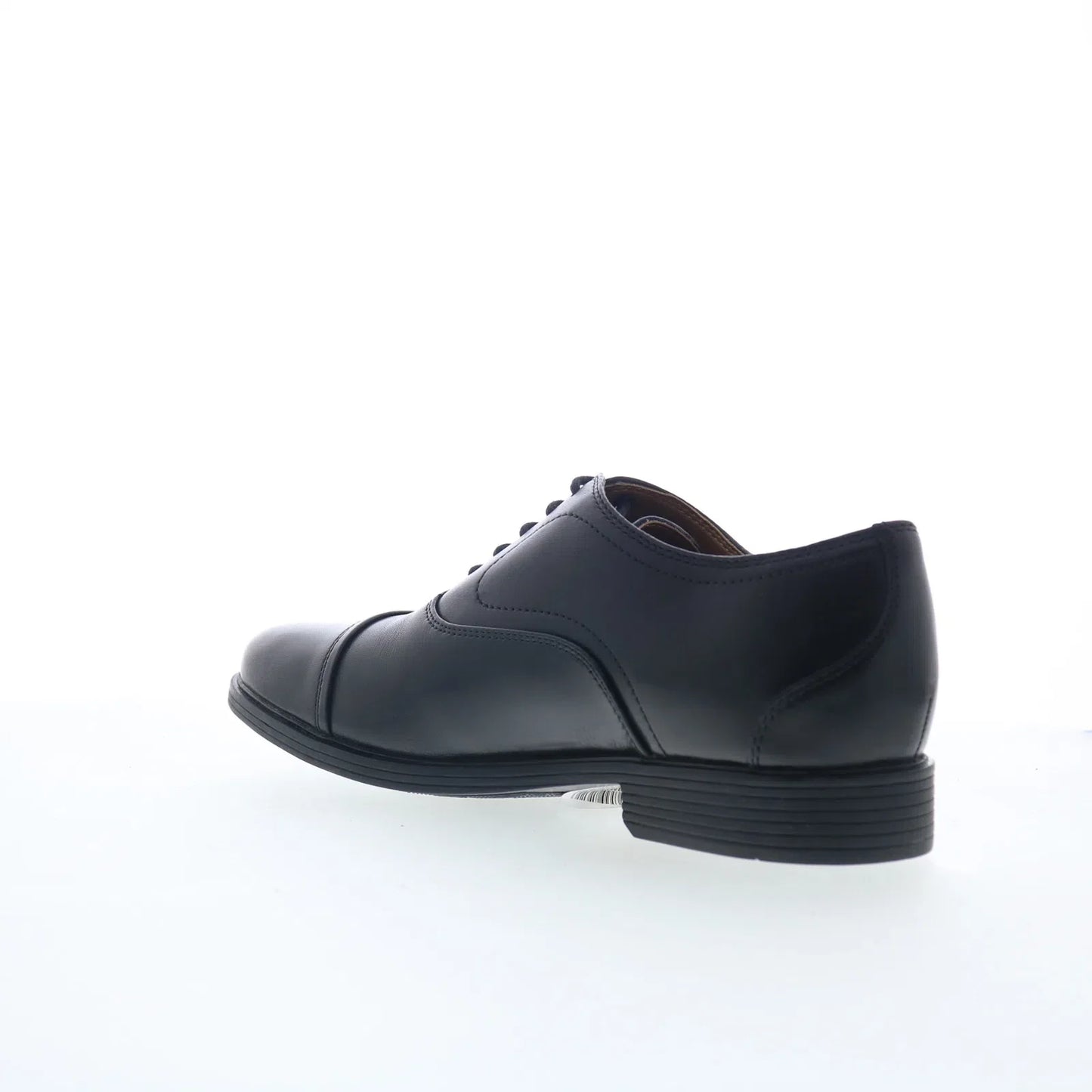 Clarks Whiddon OX 26176991 Mens Black Wide Oxfords & Lace Ups Cap Toe Shoes