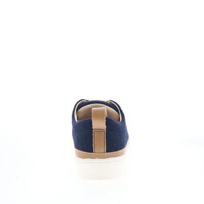 Spenco Malibu Lace Wool Womens Blue Wide Lifestyle Sneakers Shoes