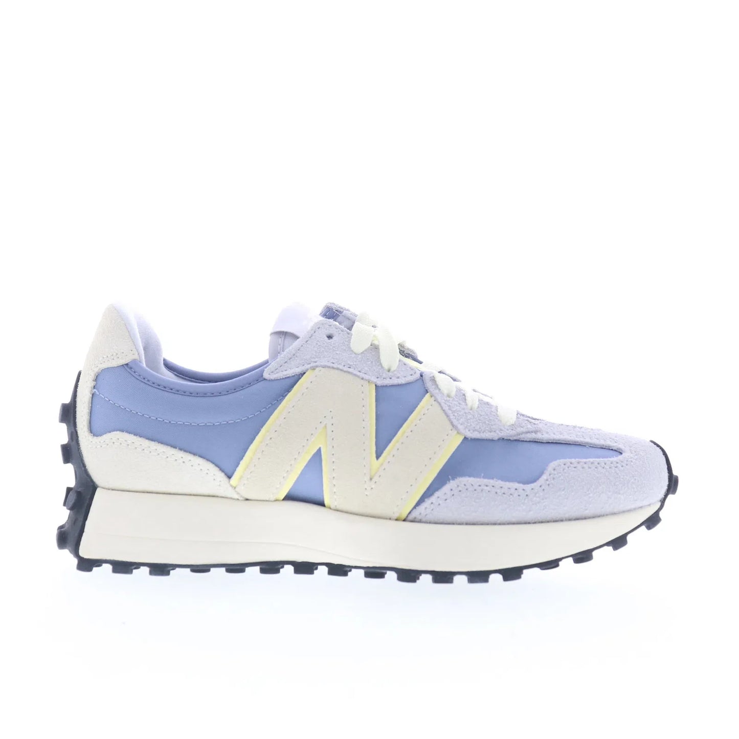 New Balance 327 WS327SSC Womens Gray Suede Lace Up Lifestyle Sneakers Shoes