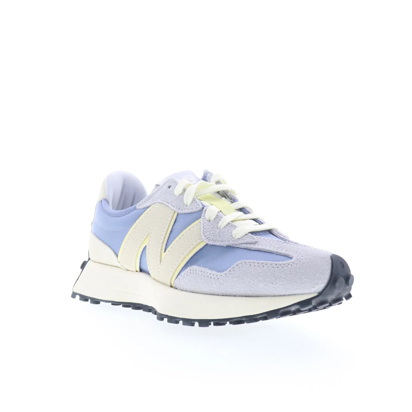 New Balance 327 WS327SSC Womens Gray Suede Lace Up Lifestyle Sneakers Shoes
