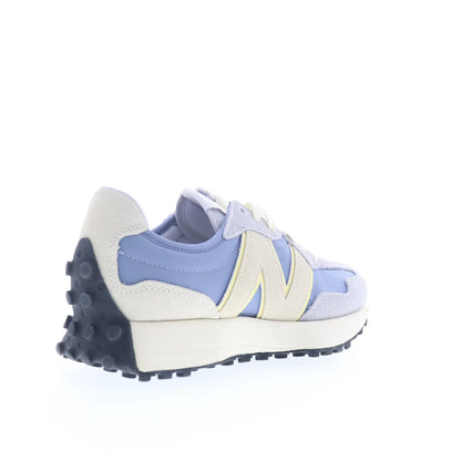 New Balance 327 WS327SSC Womens Gray Suede Lace Up Lifestyle Sneakers Shoes
