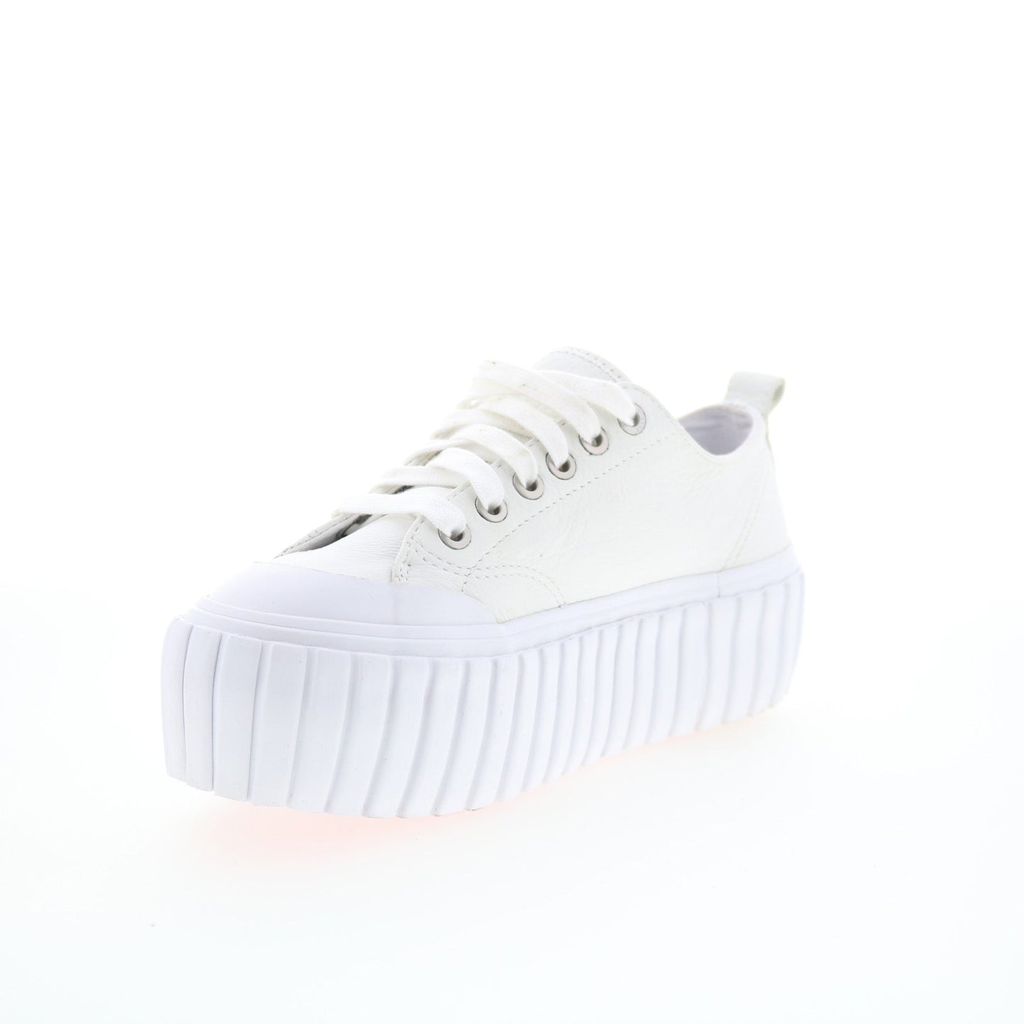 Diesel S-Hanami Low X Mens White Leather Lifestyle Sneakers Shoes
