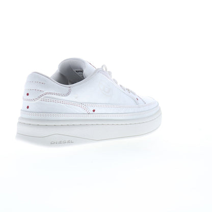 Diesel S-Sinna Low Tk W Womens White Leather Lifestyle Sneakers Shoes