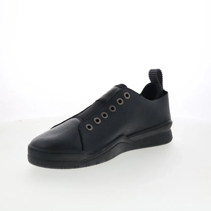 Pajar Yuron2 75490 Mens Black Leather Slip On Lifestyle Sneakers Shoes